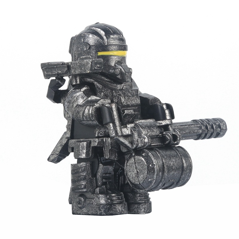 Model Kit Zombie - MOC هالوين لهب لحام حماية البدلة