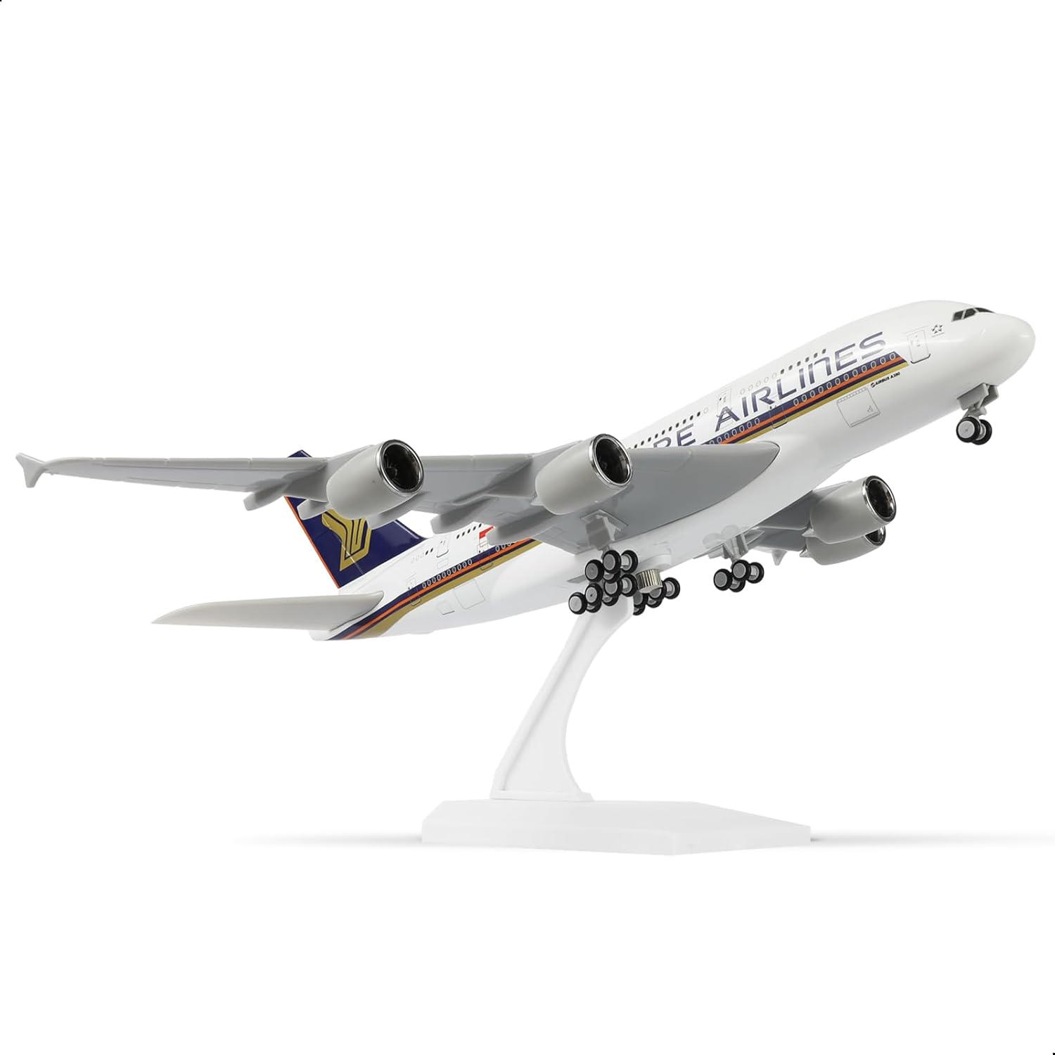 Model Kit Singapore - نموذج طائرة سنغافورة A380 بمقياس 1/240