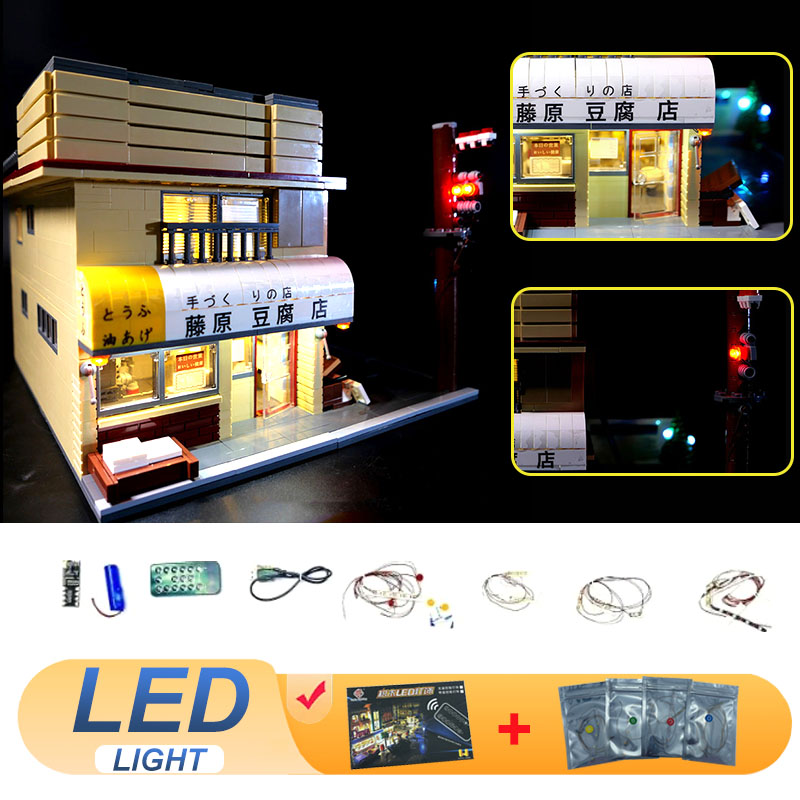 Model Kit Initial D - طقم إضاءة LED لـ LEGO C61031