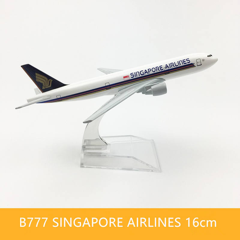 Model Kit Singapore - نموذج طائرة معدني مصغر لطائرة B777