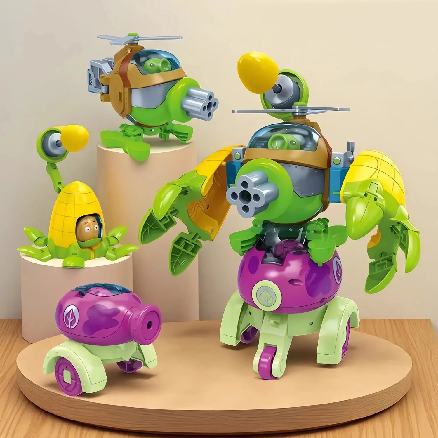 Model Kit Zombie - 2025 جديد نباتات ضد الزومبيز روبوت