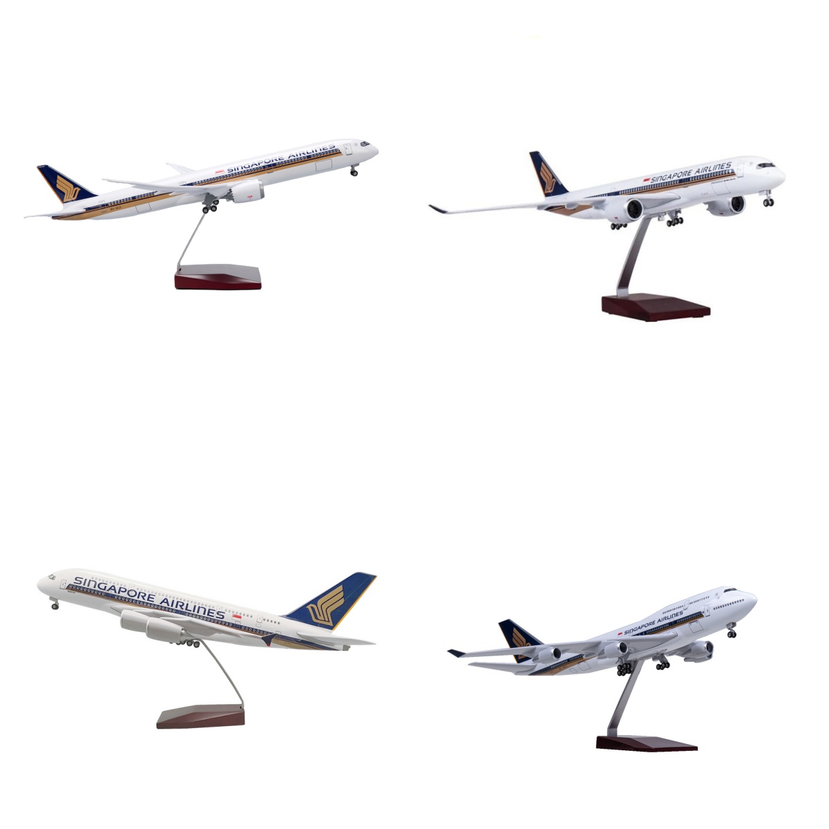 Model Kit Singapore - نموذج طائرة 47 سم لخطوط سنغافورة