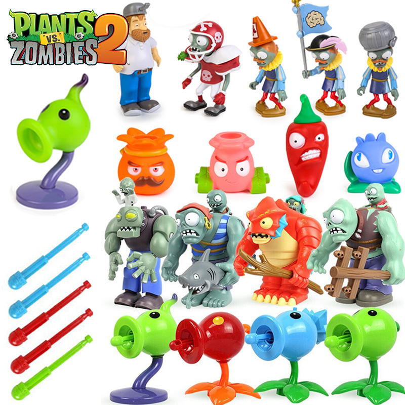 Model Kit Zombie - مجموعة ألعاب نباتات ضد الزومبي: شخصيات