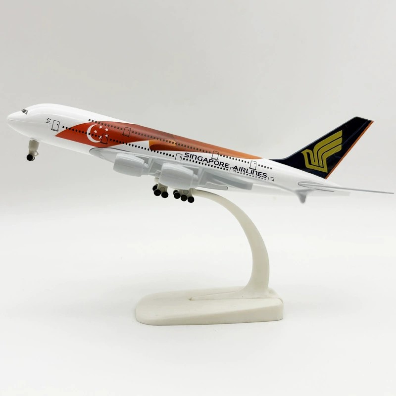Model Kit Singapore - نموذج طائرة من سبيكة معدنية بطول
