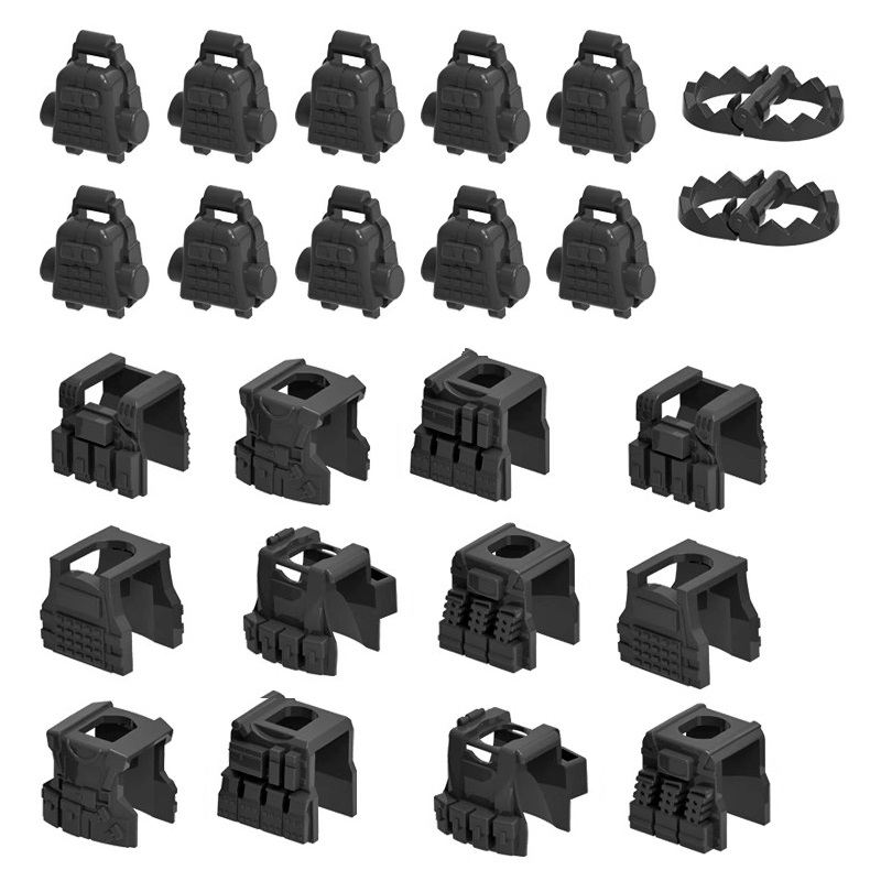 Model Kit Armored Core - MOC العسكرية درع التكتيكية سترة Sest