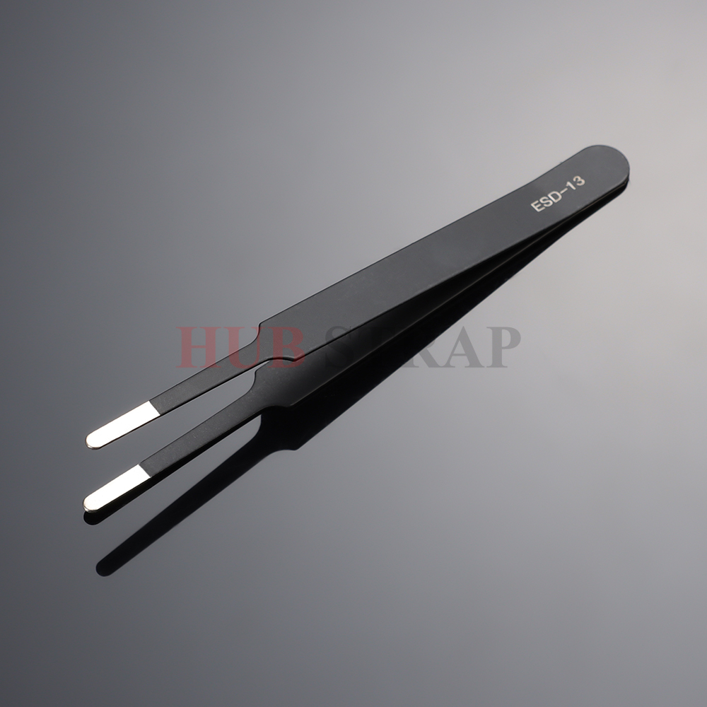 6 قطع ملاقط فولاذية مقاومة للك - مراجعة Model Kit Tweezers وسعره