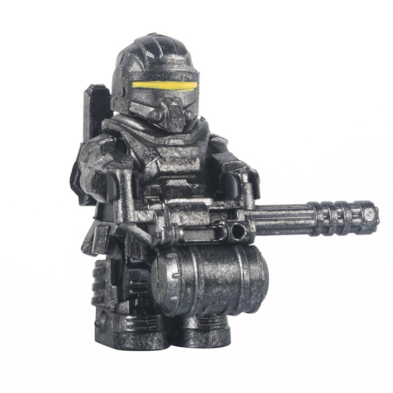 MOC هالوين لهب لحام حماية البد - مراجعة Model Kit Zombie وسعره