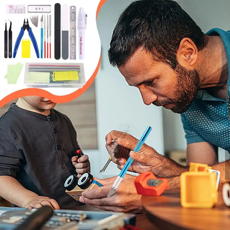 ‌ مجموعة أدوات مصغرة مكونة من  - مراجعة Model Kit Tweezers وسعره