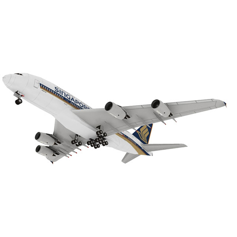 نموذج ورقي طائرة ركاب Airbus A - مراجعة Model Kit Singapore وسعره