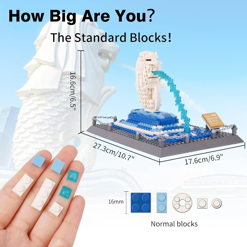 طقم نموذج تمثال ميرلاين سنغافو - مراجعة Model Kit Singapore وسعره