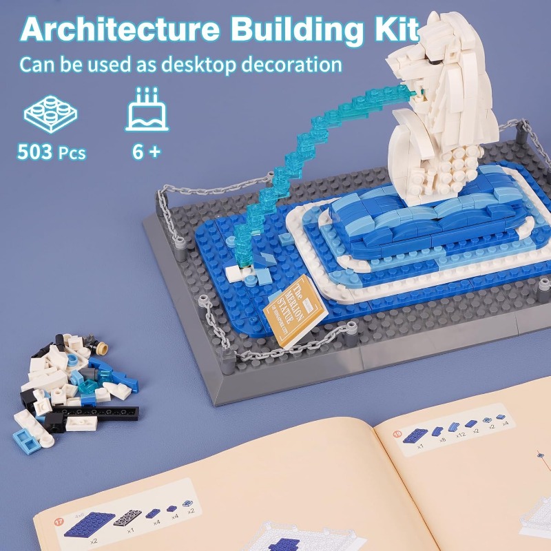 طقم نموذج تمثال ميرلاين سنغافو - مراجعة Model Kit Singapore وسعره