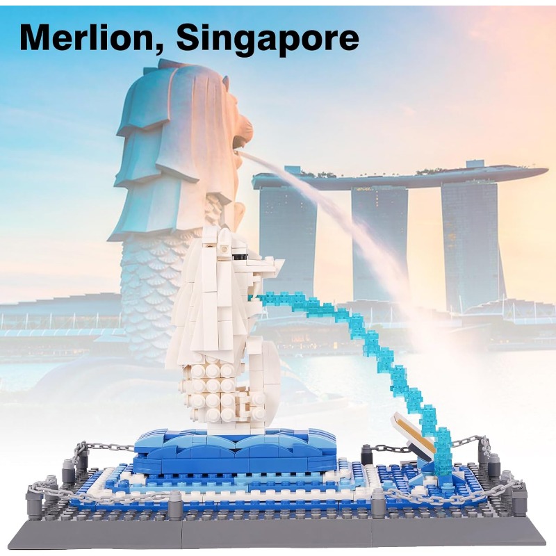 طقم نموذج تمثال ميرلاين سنغافو - مراجعة Model Kit Singapore وسعره