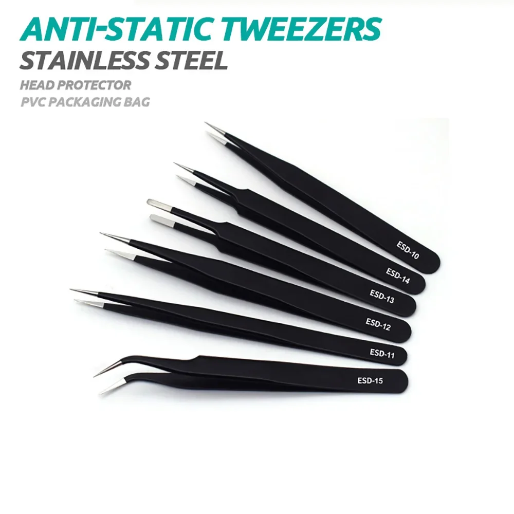 طقم ملاقط دقيقة 6 قطع، ملاقط م - مراجعة Model Kit Tweezers وسعره