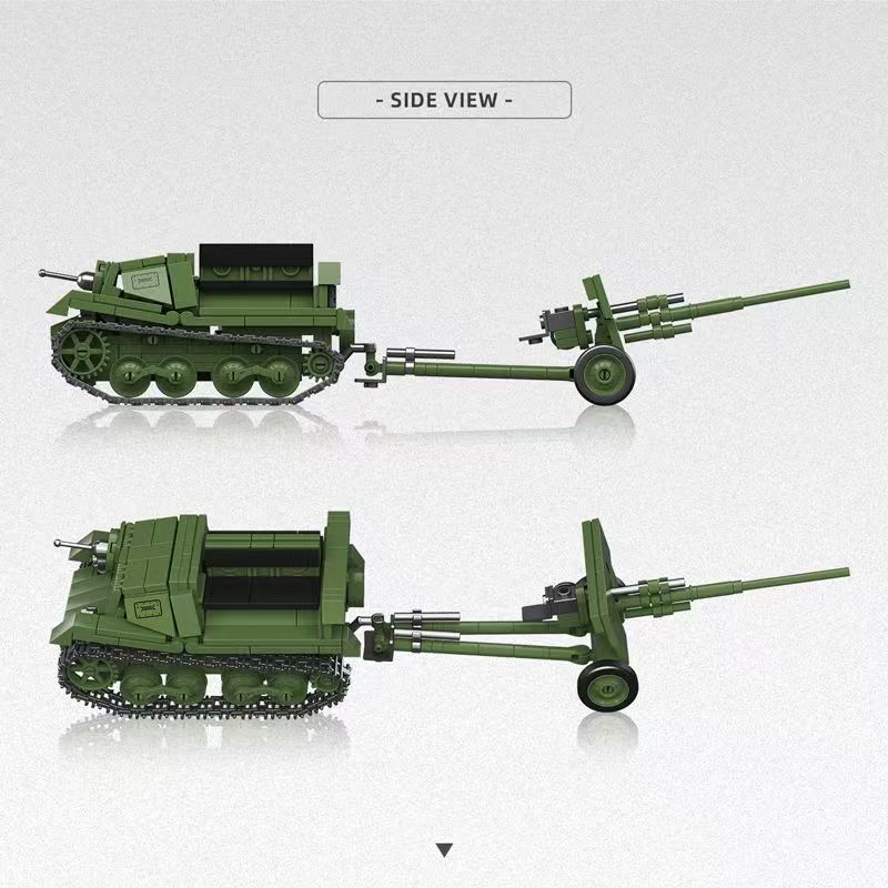 300007 جرار مدرع T-20 ZIS-2، م - مراجعة Model Kit Armored Core وسعره
