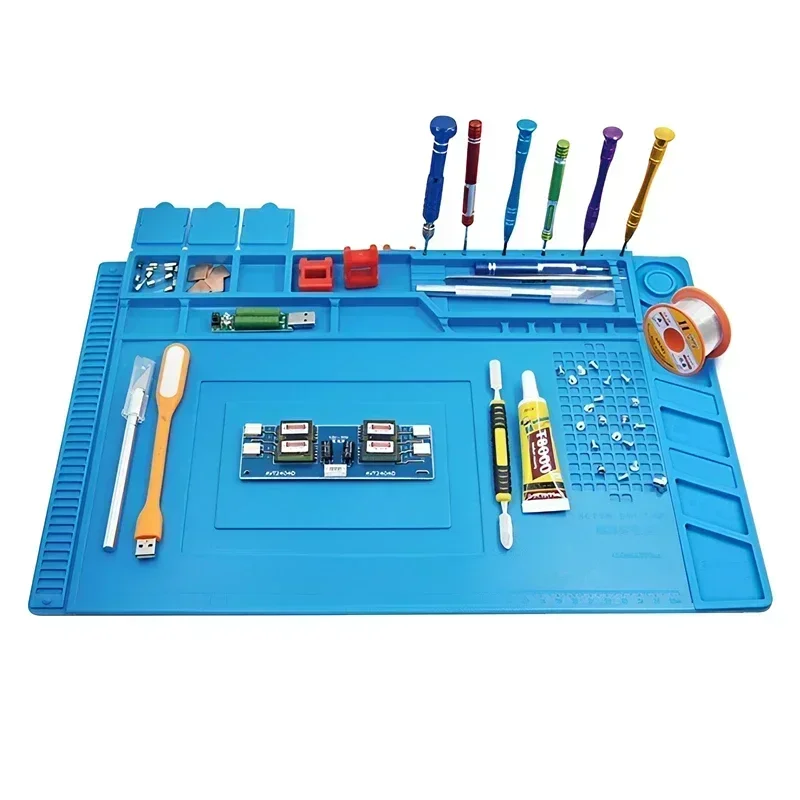 حصيرة مغناطيسية سيليكون إصلاح  - مراجعة Model Kit Tweezers وسعره