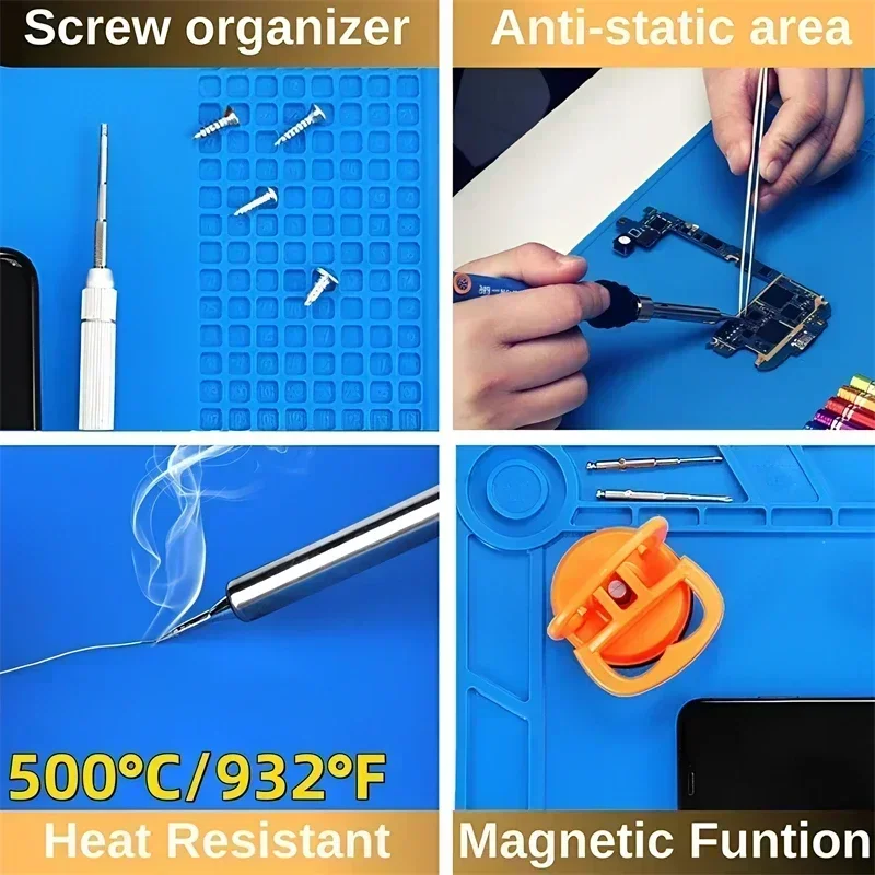 حصيرة مغناطيسية سيليكون إصلاح  - مراجعة Model Kit Tweezers وسعره