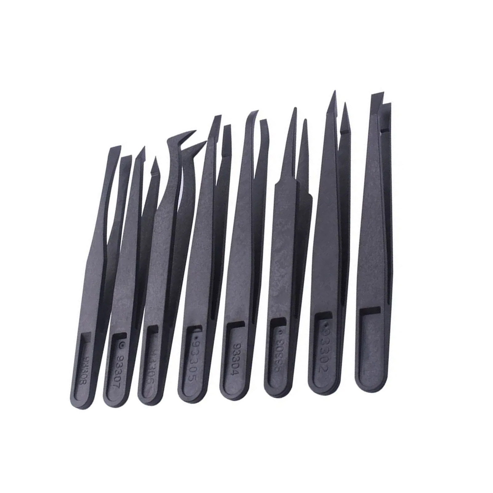مجموعة من 8 ملاقط من ألياف الك - مراجعة Model Kit Tweezers وسعره