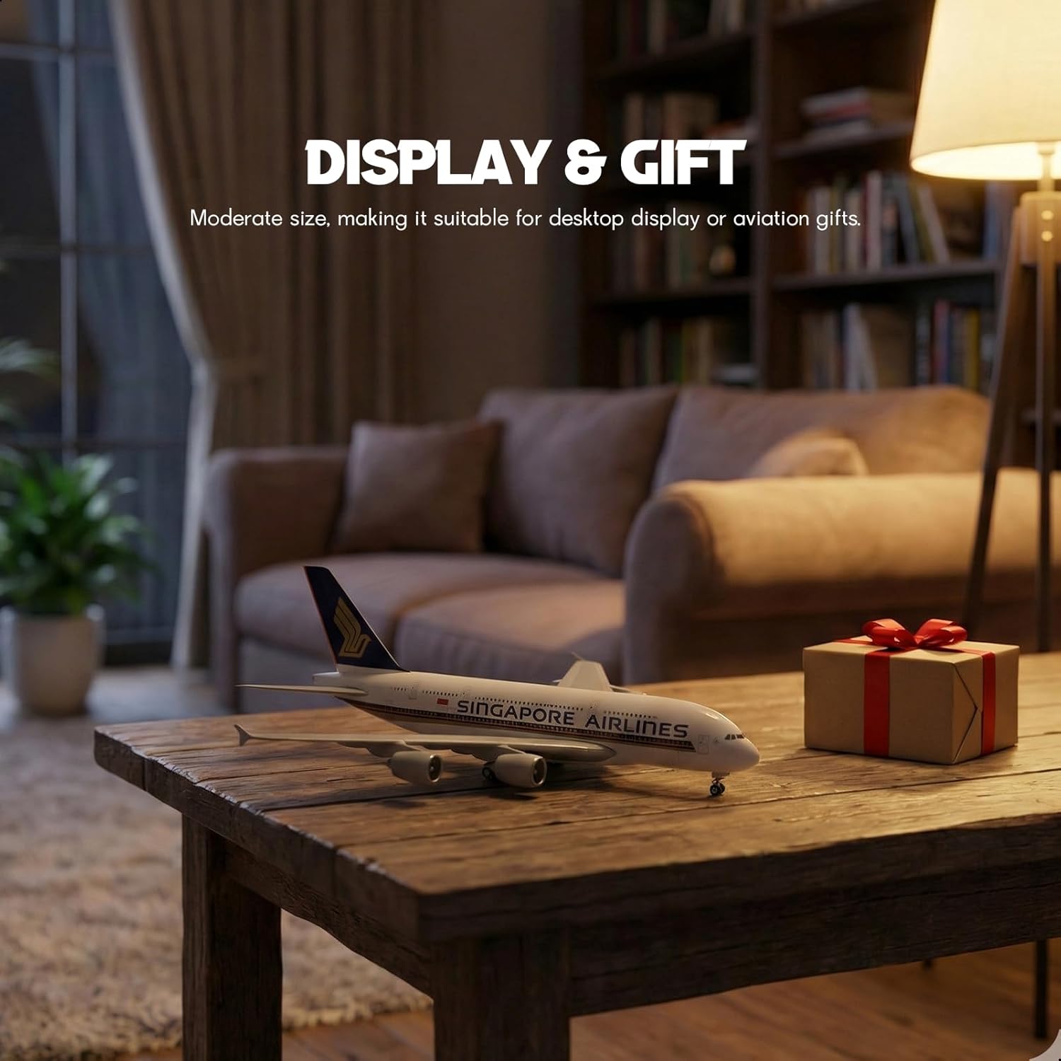 نموذج طائرة سنغافورة A380 بمقي - مراجعة Model Kit Singapore وسعره