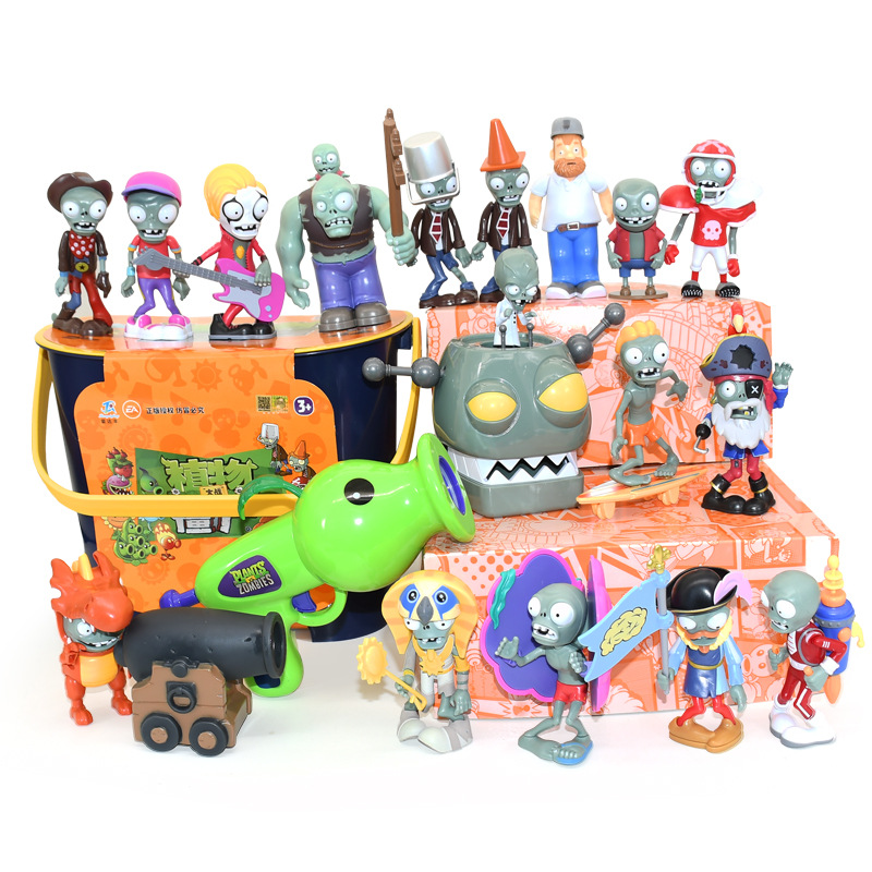 18 قطعة نباتات الأدوار مقابل.  - مراجعة Model Kit Zombie وسعره