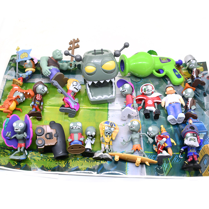 18 قطعة نباتات الأدوار مقابل.  - مراجعة Model Kit Zombie وسعره