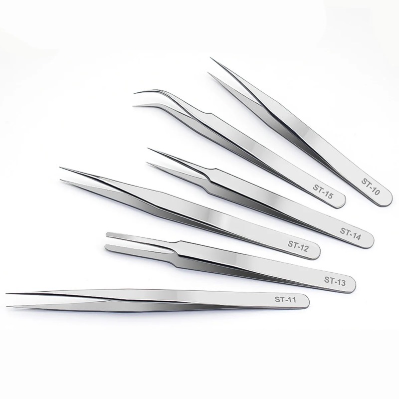 مجموعة ملاقط دقيقة مضادة للكهر - مراجعة Model Kit Tweezers وسعره