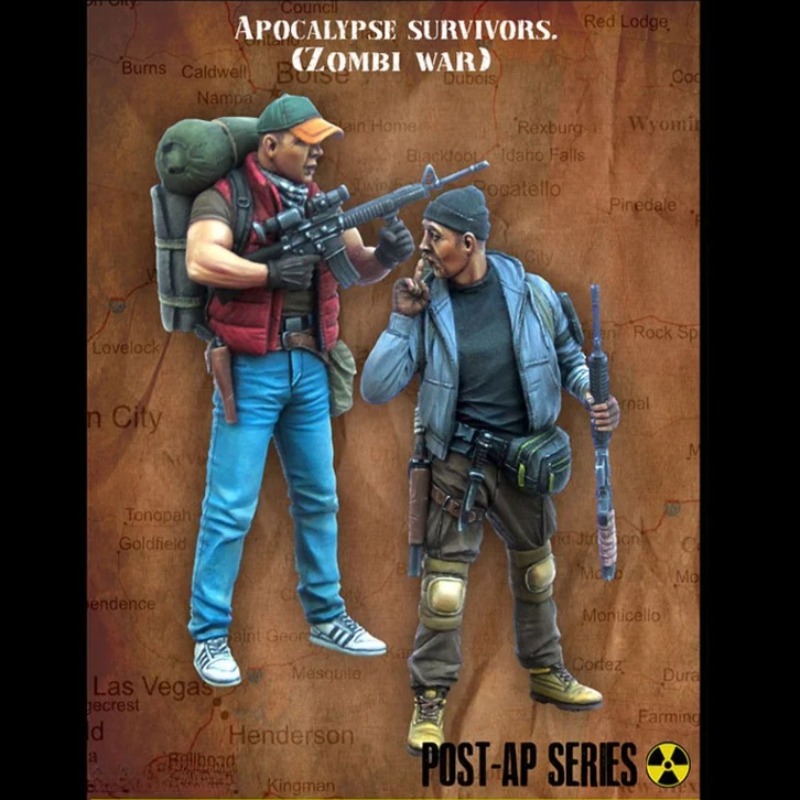1/35 يموت الصب الراتنج نموذج ل - مراجعة Model Kit Zombie وسعره