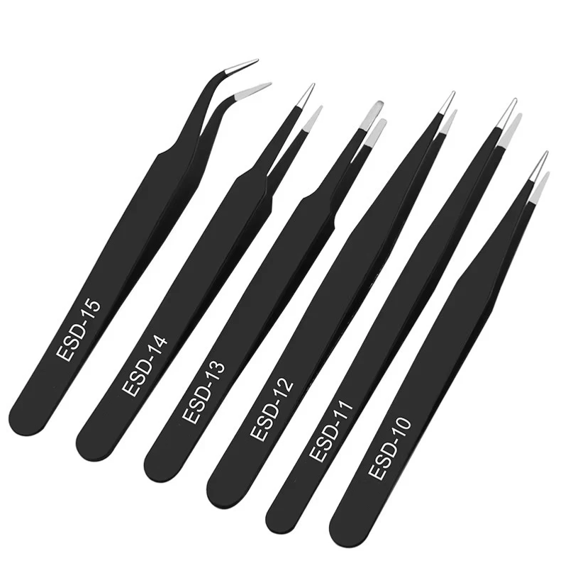 مجموعة مكونة من 6 ملاقط من الف - مراجعة Model Kit Tweezers وسعره