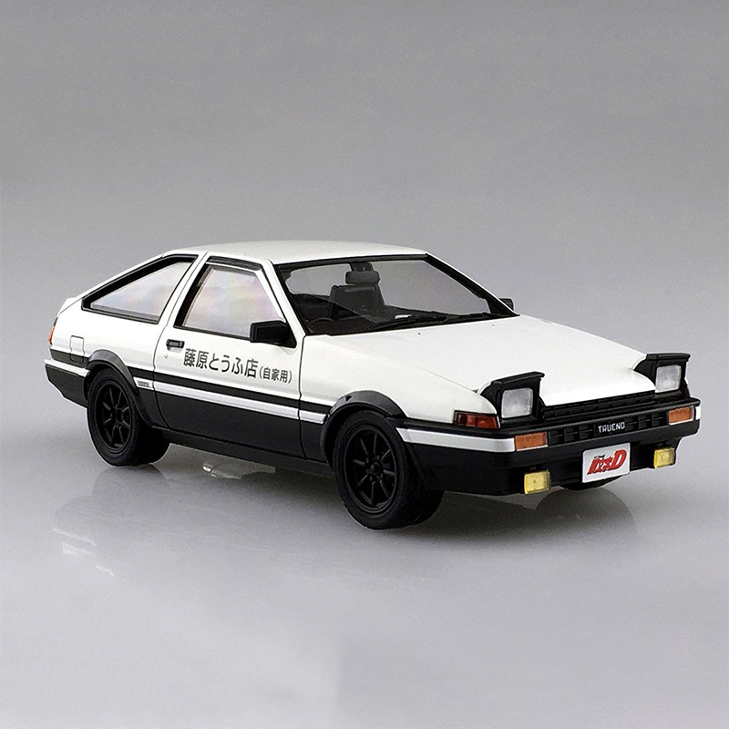 نموذج سيارة تجميع ثابت Aoshima - مراجعة Model Kit Initial D وسعره