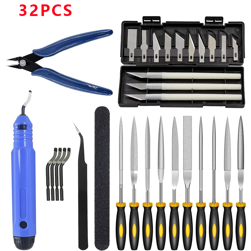 9/11/21/24/32 قطعة مجموعة أدوا - مراجعة Model Kit Tweezers وسعره