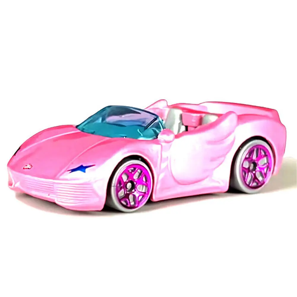 العجلات الساخنة الوردي باربي ا - مراجعة Mattel Toy Barbie وسعره