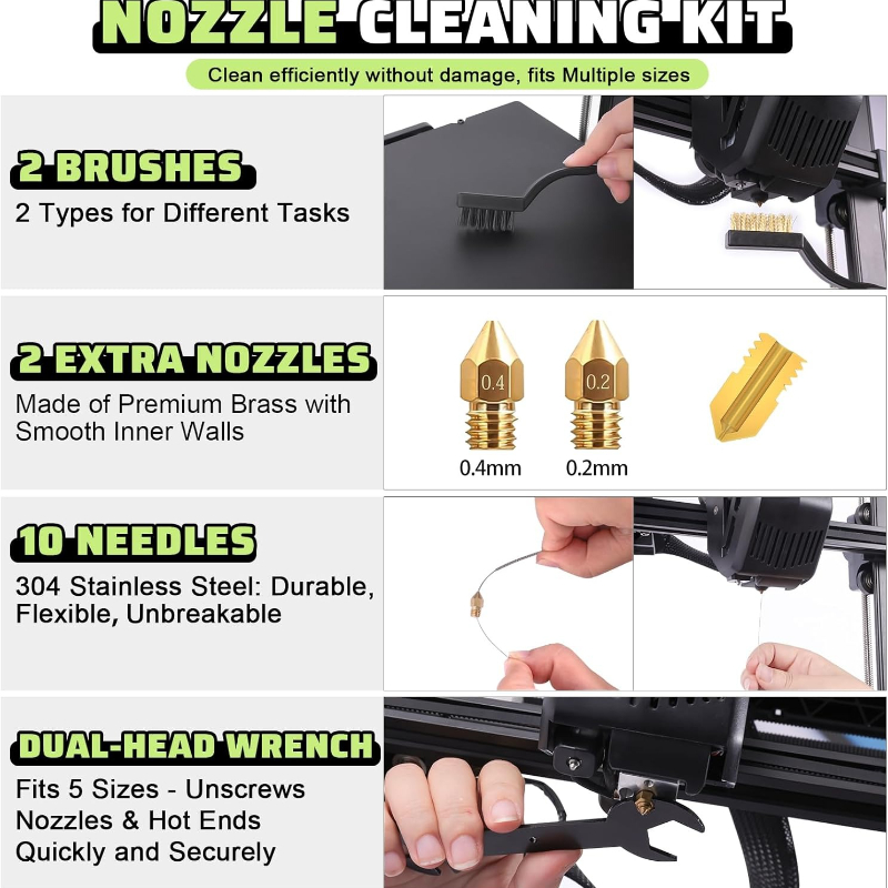 34 قطعة مجموعة أدوات الطابعة ث - مراجعة Model Kit Tweezers وسعره