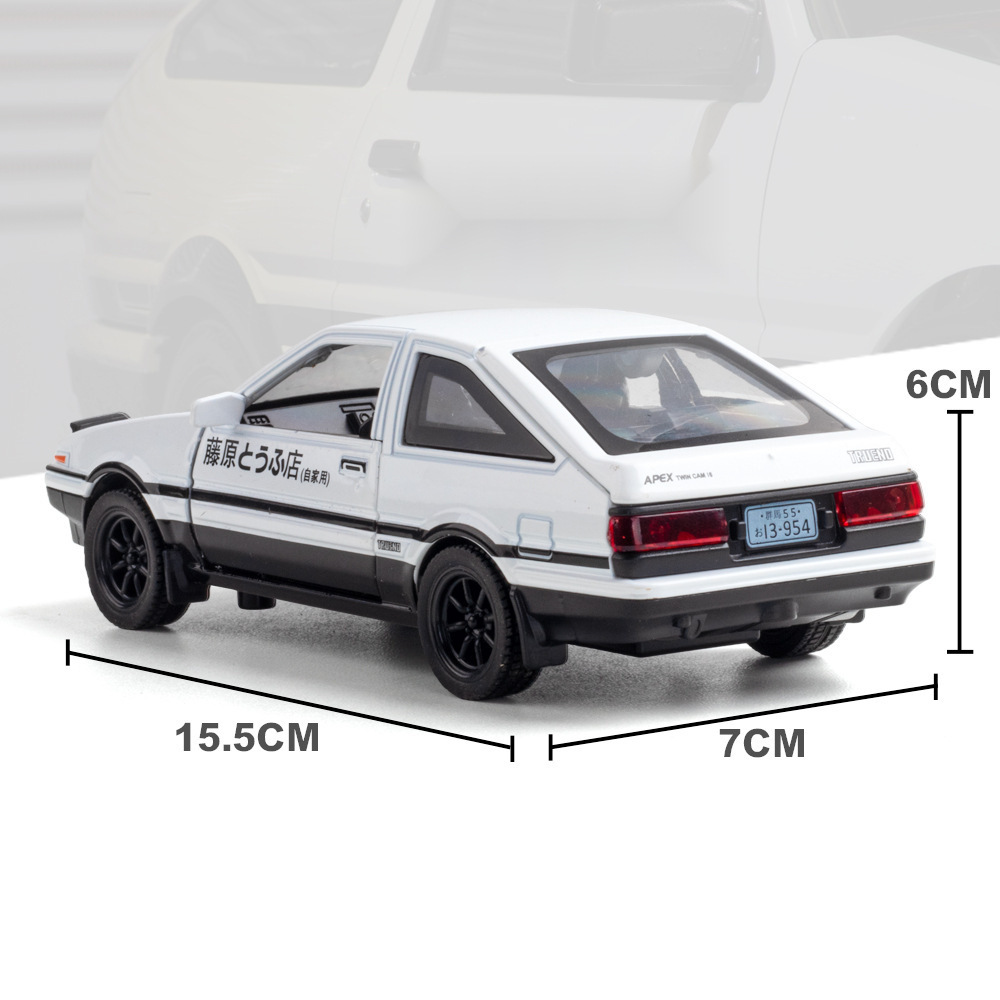 نموذج سيارة AE86 من سلسلة INIT - مراجعة Model Kit Initial D وسعره
