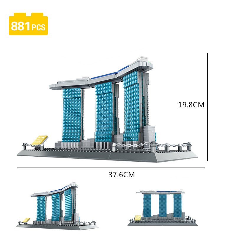 مجموعة مكعبات بناء إبداعية لنم - مراجعة Model Kit Singapore وسعره
