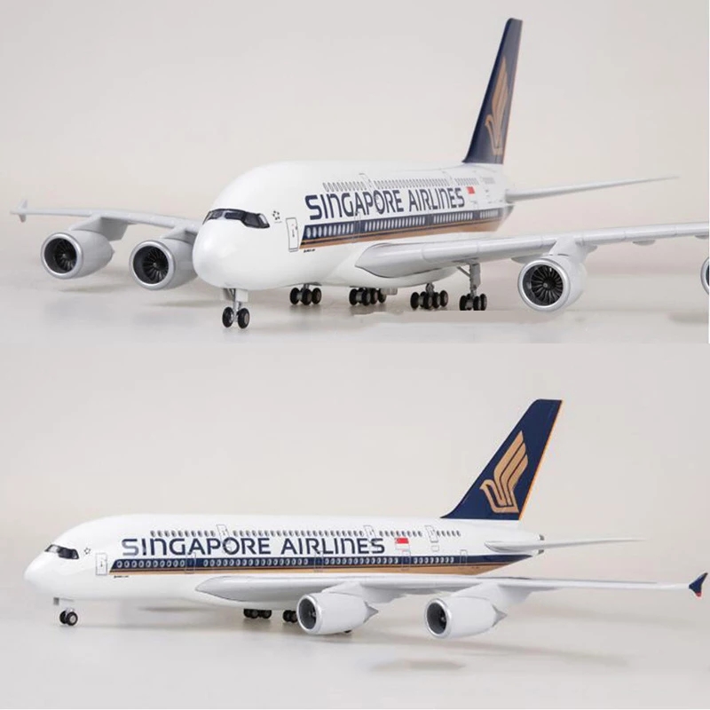 عرض حافلة هوائية A380 الخطوط ا - مراجعة Model Kit Singapore وسعره